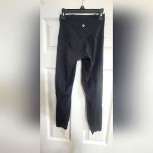 Lululemon black limited edition cropped leggings Size 2